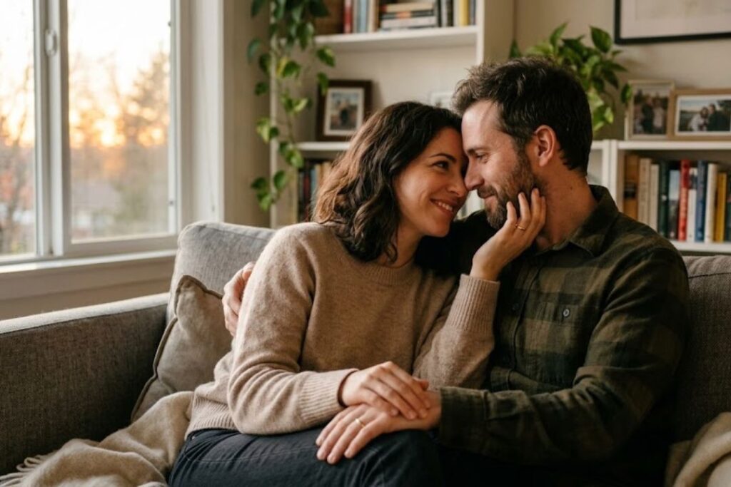 Conexión emocional profunda pareja